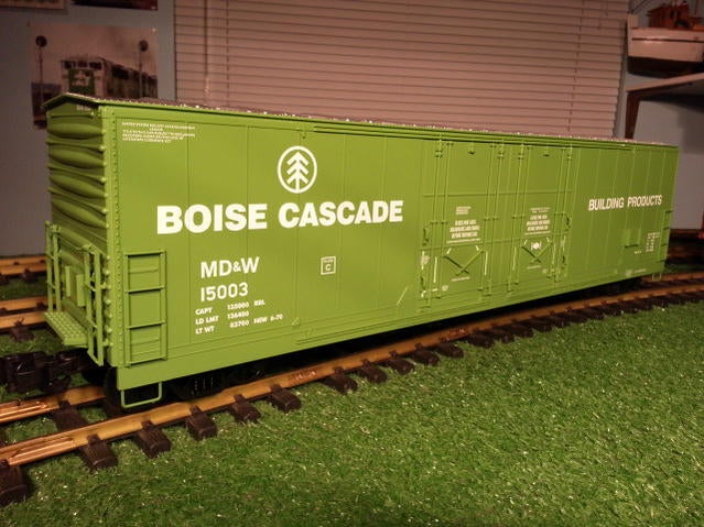 2014 New Donation Aristocraft Boise Cascade Evans Boxcar Model Train Forum